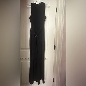 Haute Monde Black Sleeveless Jumpsuit